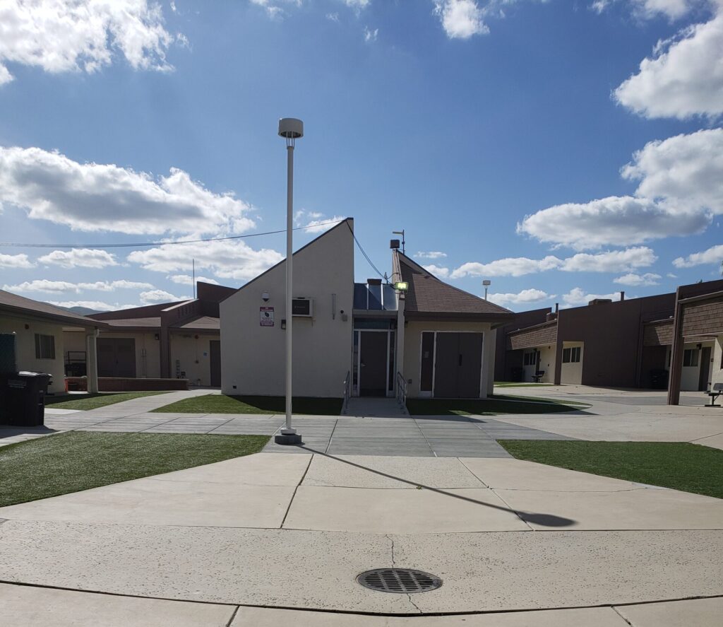 Front view of the Ash Stree Residence Hall